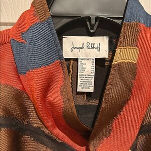 Joseph Ribkoff Red and Blue Blazer